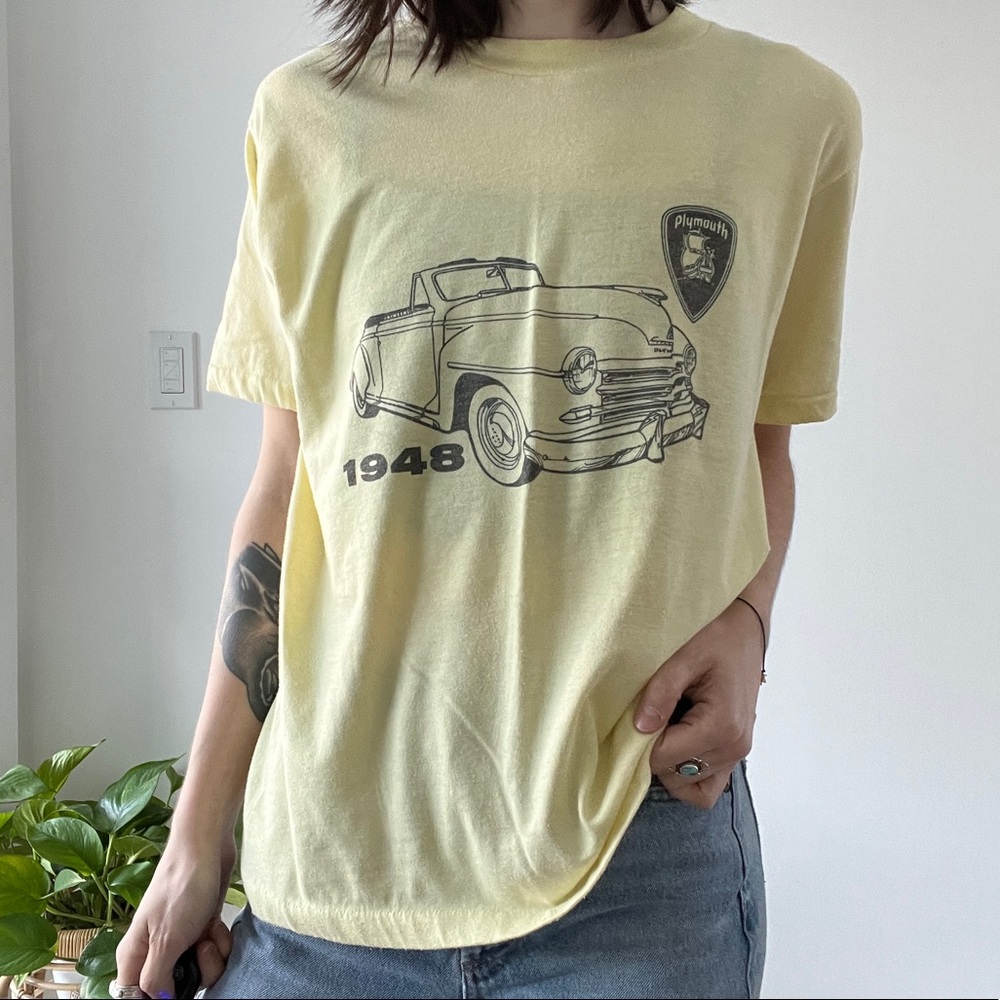 ❤️ Vintage Single Stitch ‘48 Plymouth T-Shirt